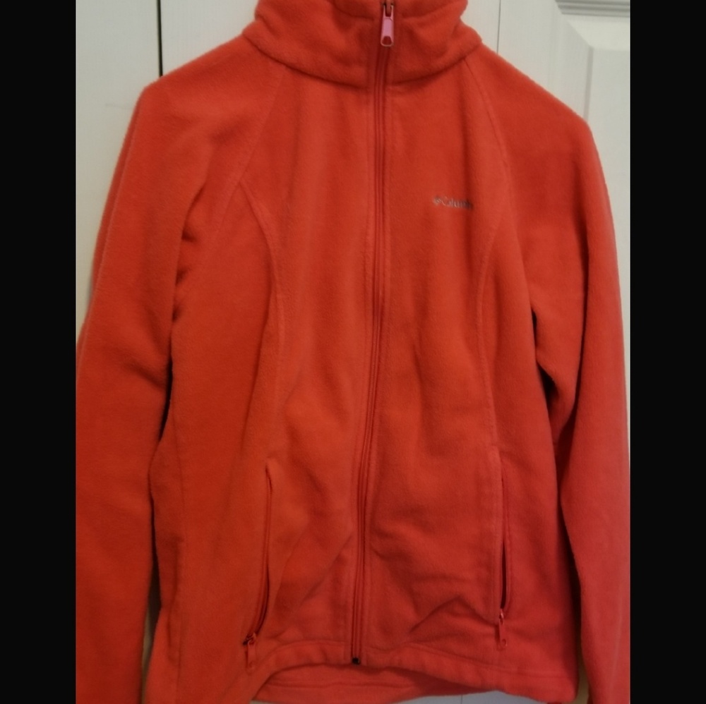 Columbia Pink Fleece Zip Up jacket